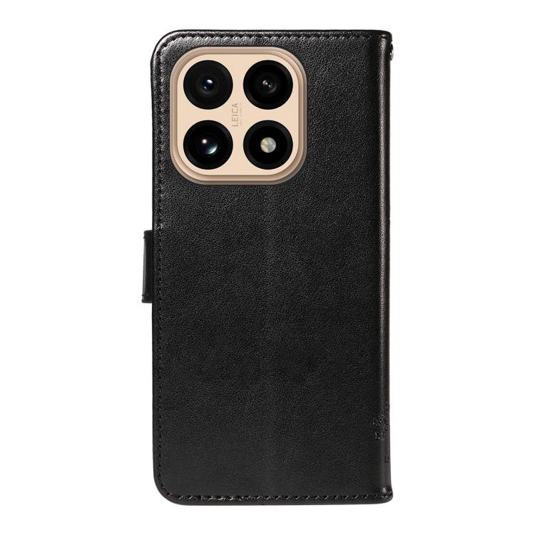 For Xiaomi 15T 5G Tree & Cat Embossed Pattern Flip Leather Phone Case