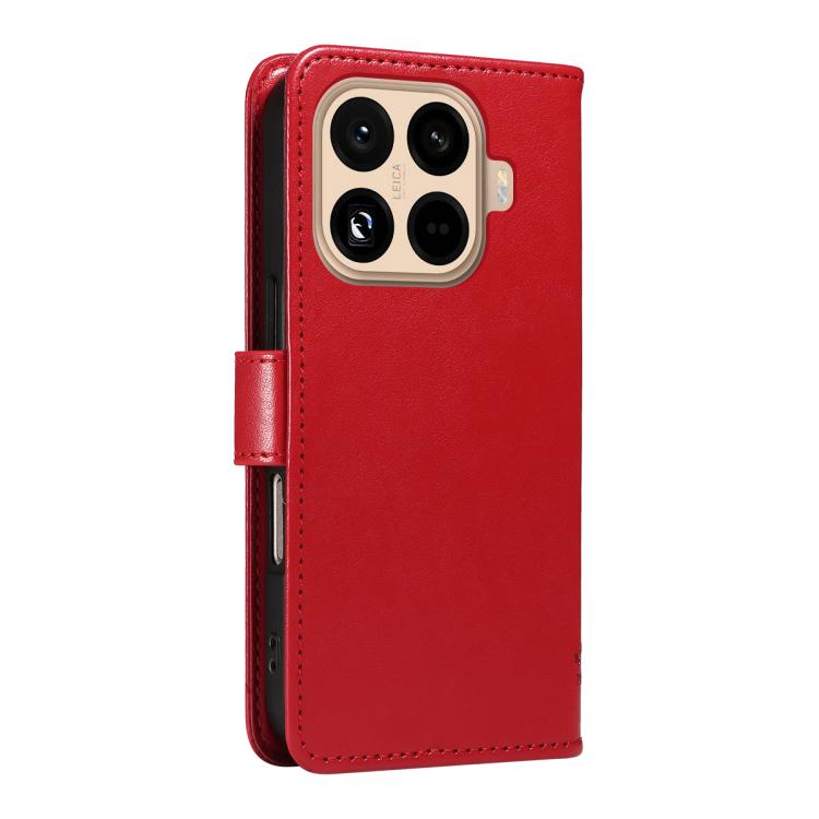 For Xiaomi 15T Pro 5G Tree & Cat Embossed Pattern Flip Leather Phone Case