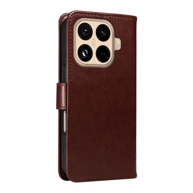 For Xiaomi 15T Pro 5G Tree & Cat Embossed Pattern Flip Leather Phone Case