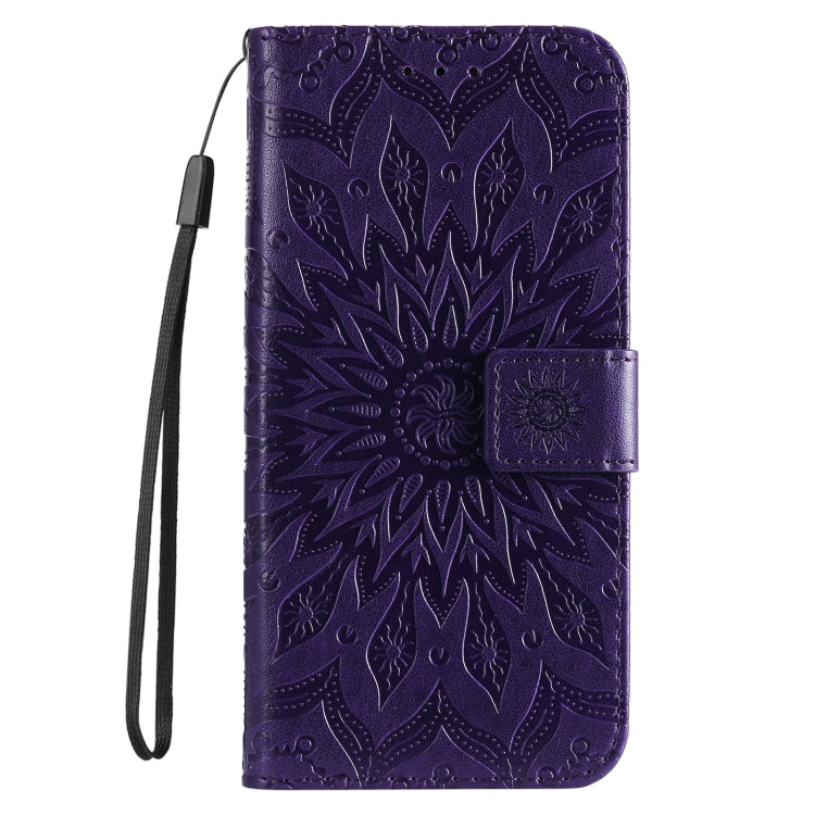 For OPPO A60 4G Global Embossed Sunflower Pattern Flip Leather Phone Case