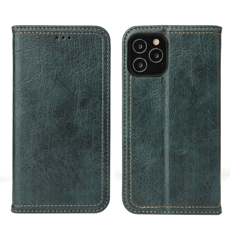 For iPhone 12 / 12 Pro Fierre Shann Retro Tree Bark Texture PU Magnetic Horizontal Flip Leather Case with Holder & Card Slots & Wallet
