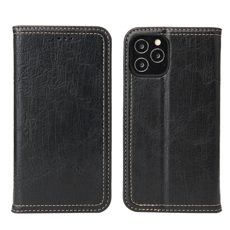 For iPhone 12 mini Fierre Shann Retro Tree Bark Texture PU Magnetic Horizontal Flip Leather Case with Holder & Card Slots & Wallet