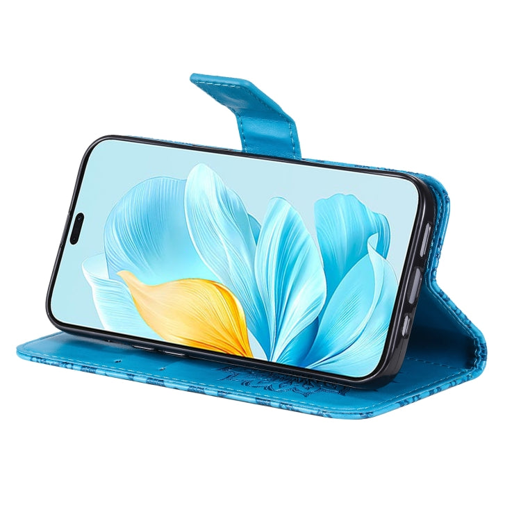 For Honor 200 Lite Global Embossed Sunflower Pattern Flip Leather Phone Case