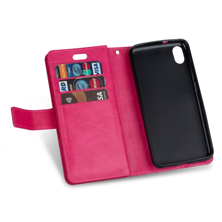 For Xiaomi Redmi 7A Multifunctional Zipper Horizontal Flip Leather Case with Holder & Wallet & 9 Card Slots & Lanyard