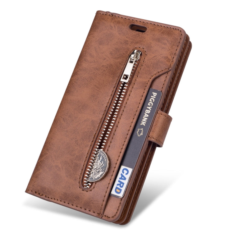 For Xiaomi Mi 9 / Mi 9 Explorer Multifunctional Zipper Horizontal Flip Leather Case with Holder & Wallet & 9 Card Slots & Lanyard