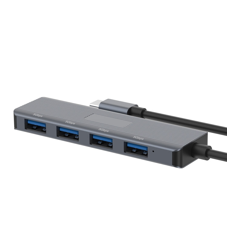 Onten UC621 5Gbps USB-C / Type-C to USB 3.2 Gen1 4 in 1 Multi-function HUB Docking Station, Length:1.5m