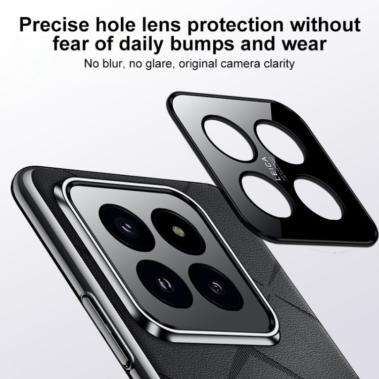 For Xiaomi 14 Plain Leather PC Phone Case