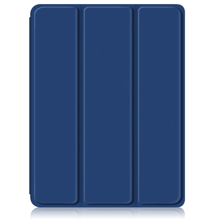 For iPad Pro 11 2025 / 2024 Acrylic 3-Fold Smart Leather Tablet Case