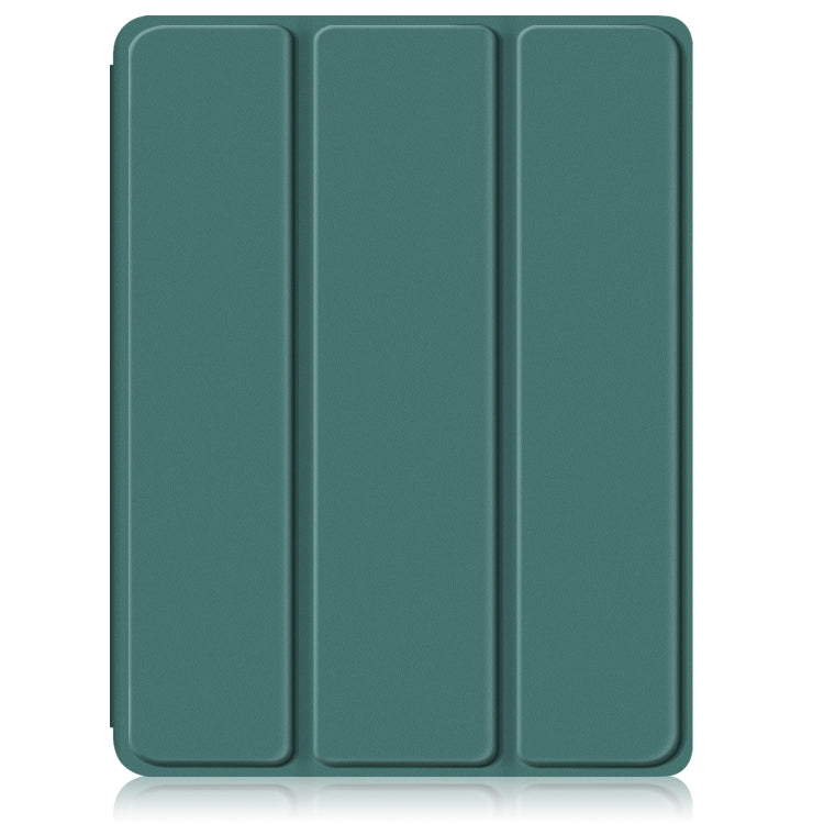 For iPad Pro 11 2025 / 2024 Acrylic 3-Fold Smart Leather Tablet Case