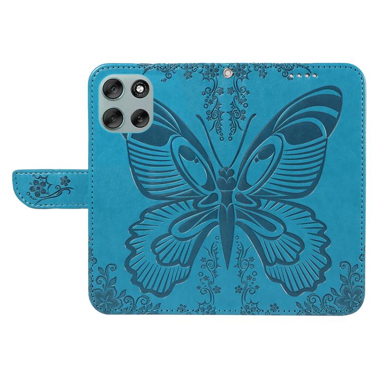For Motorola Moto G56 5G Swallowtail Butterfly Embossed Leather Phone Case