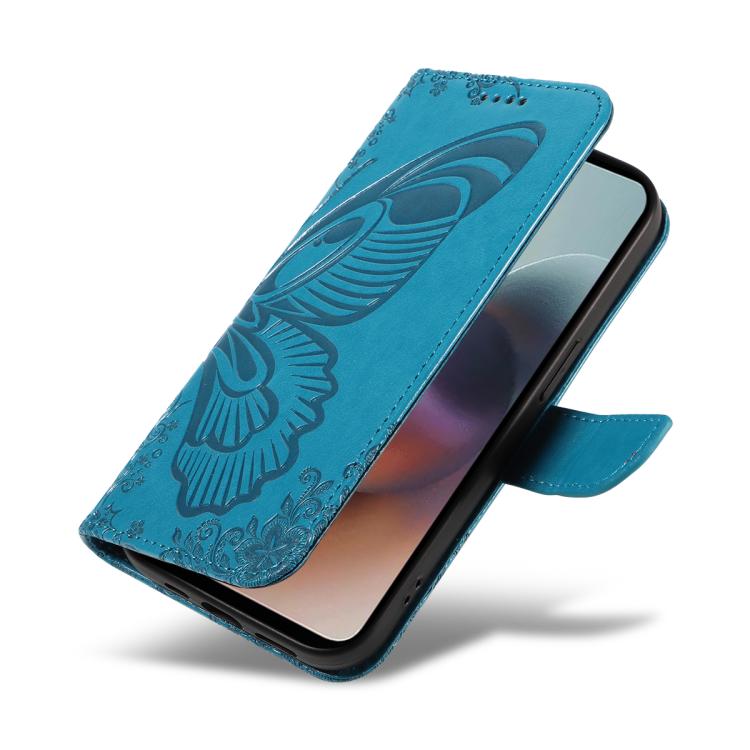 For Motorola Moto G56 5G Swallowtail Butterfly Embossed Leather Phone Case