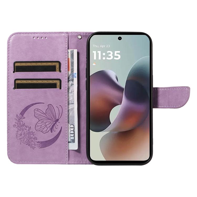 For Motorola Moto G56 5G Swallowtail Butterfly Embossed Leather Phone Case