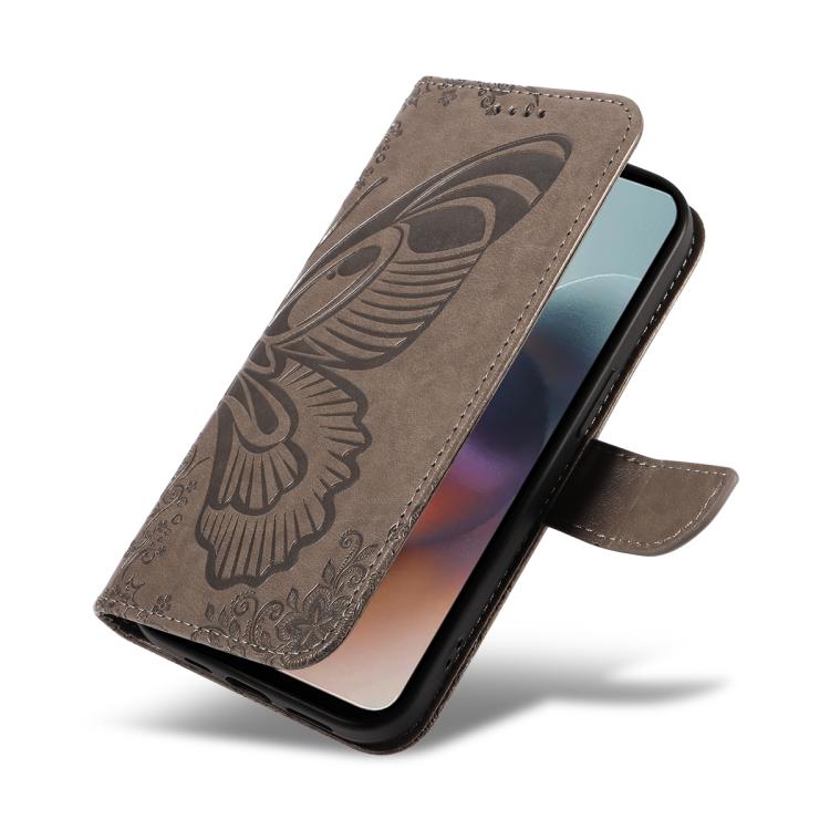 For Motorola Moto G56 5G Swallowtail Butterfly Embossed Leather Phone Case