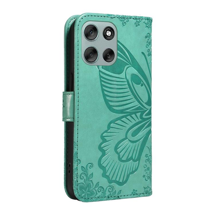 For Motorola Moto G56 5G Swallowtail Butterfly Embossed Leather Phone Case
