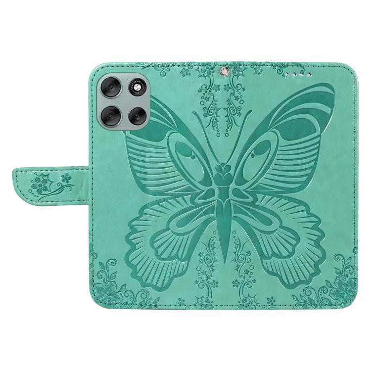 For Motorola Moto G56 5G Swallowtail Butterfly Embossed Leather Phone Case