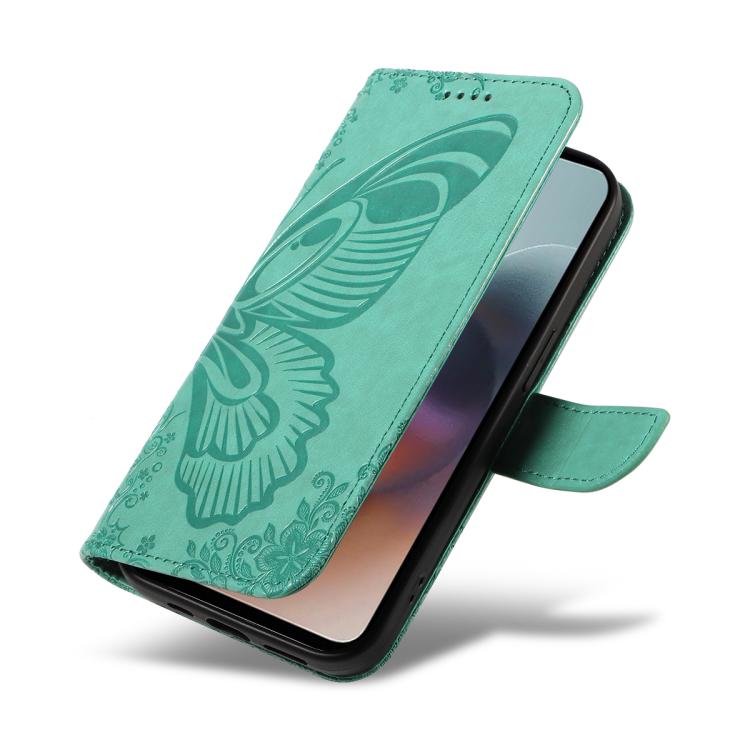 For Motorola Moto G56 5G Swallowtail Butterfly Embossed Leather Phone Case