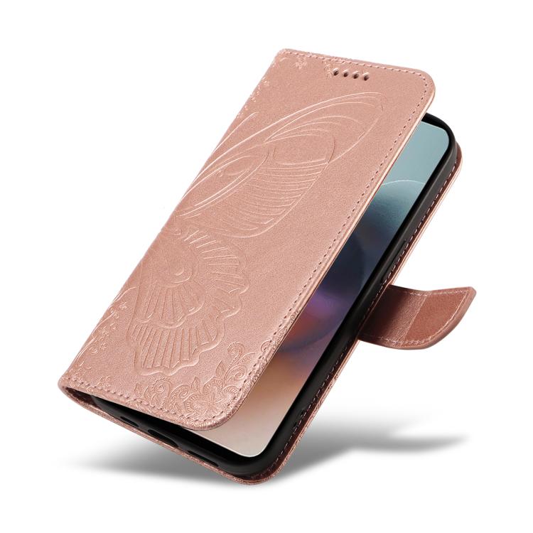 For Motorola Moto G56 5G Swallowtail Butterfly Embossed Leather Phone Case