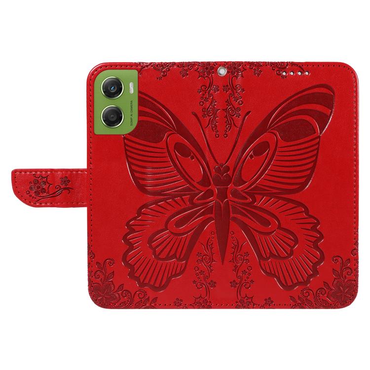For Motorola Moto G06 4G Swallowtail Butterfly Embossed Leather Phone Case