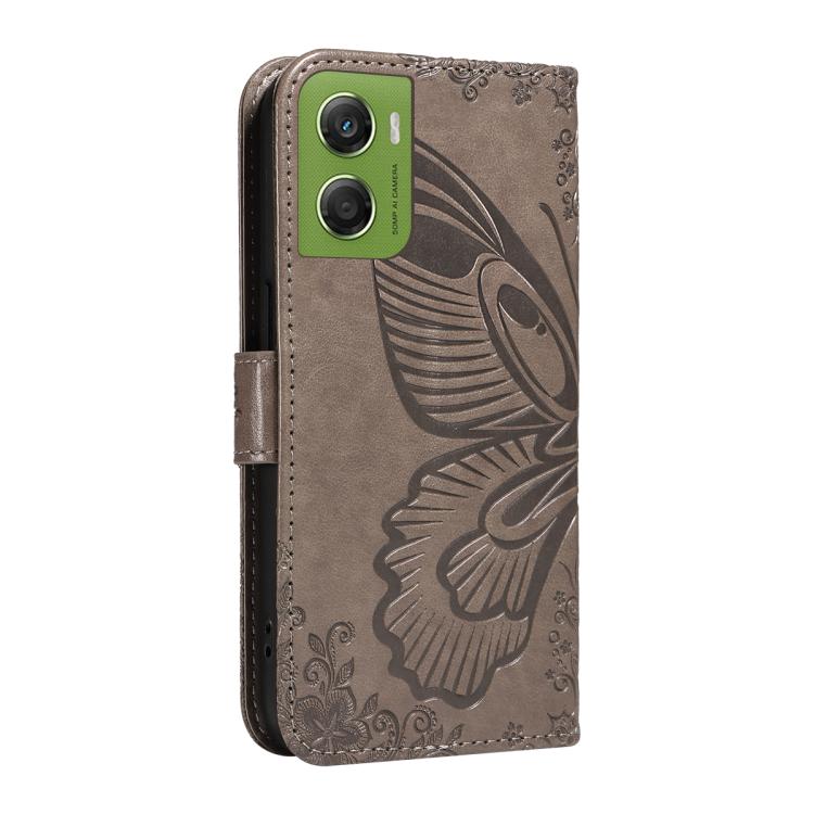 For Motorola Moto G06 4G Swallowtail Butterfly Embossed Leather Phone Case
