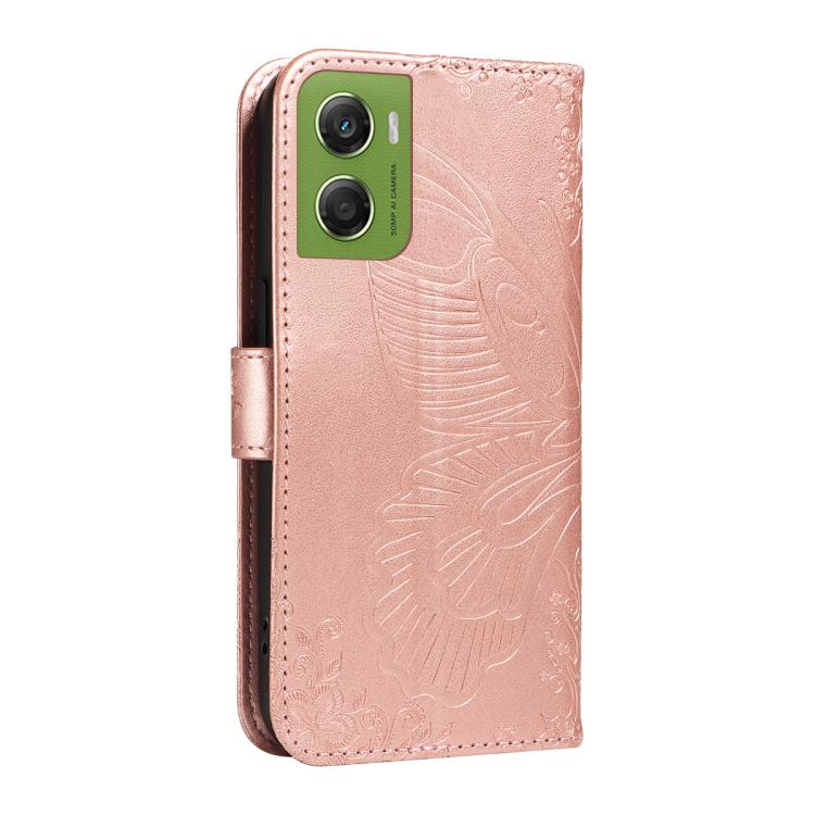 For Motorola Moto G06 4G Swallowtail Butterfly Embossed Leather Phone Case