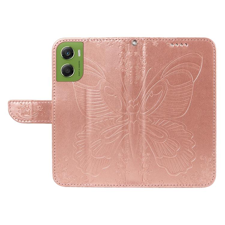 For Motorola Moto G06 4G Swallowtail Butterfly Embossed Leather Phone Case