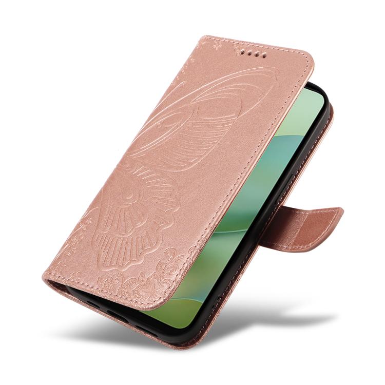 For Motorola Moto G06 4G Swallowtail Butterfly Embossed Leather Phone Case