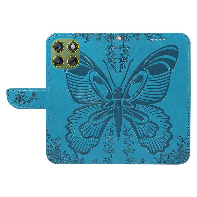 For Motorola Edge 70 5G Swallowtail Butterfly Embossed Leather Phone Case