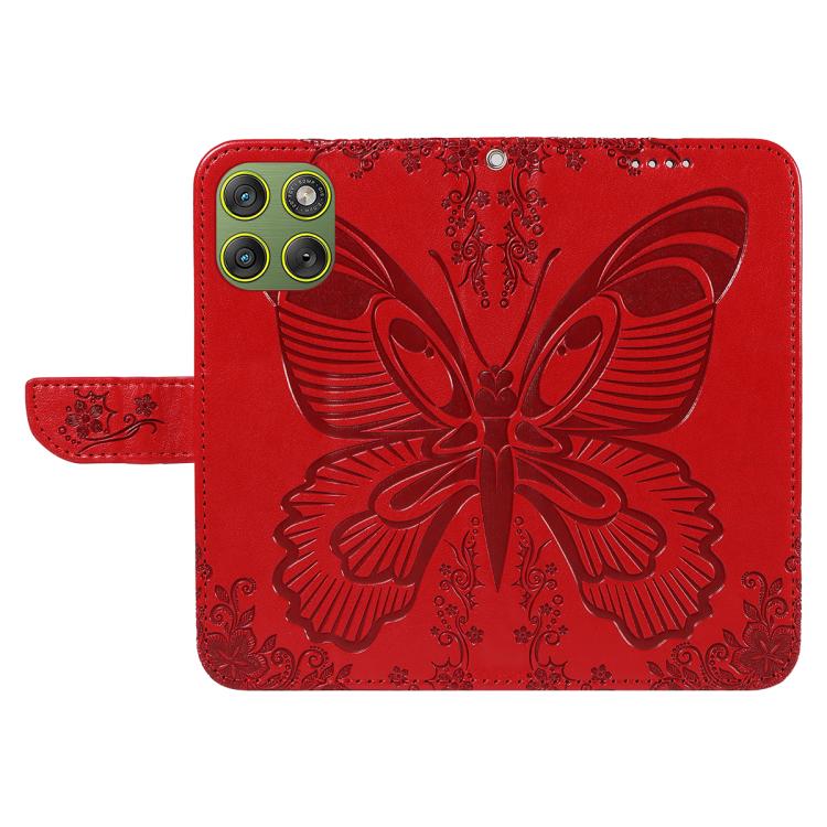 For Motorola Edge 70 5G Swallowtail Butterfly Embossed Leather Phone Case
