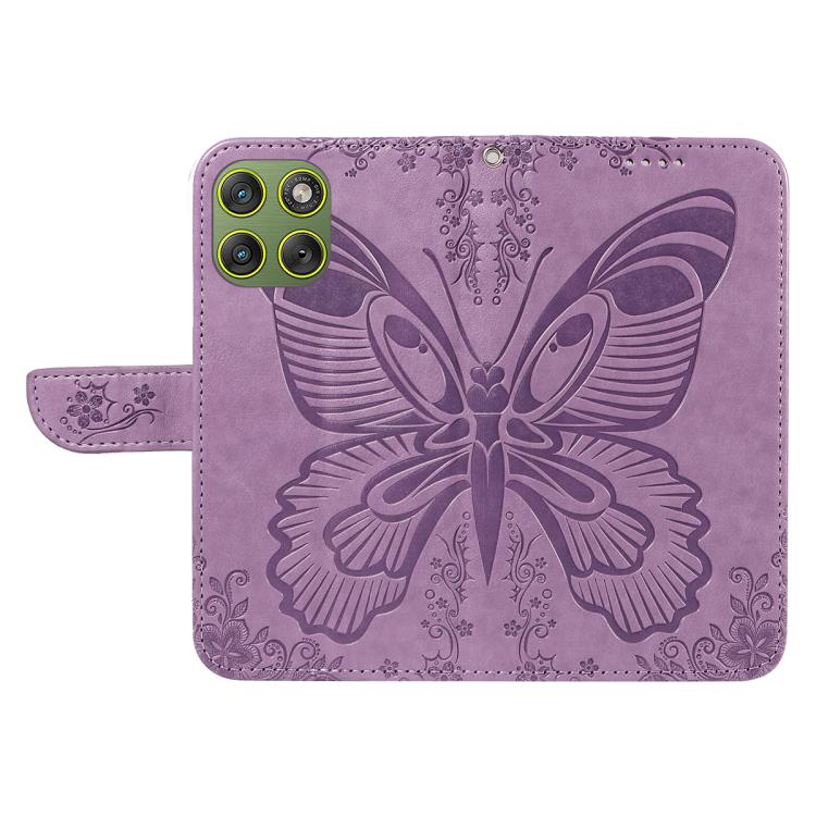 For Motorola Edge 70 5G Swallowtail Butterfly Embossed Leather Phone Case