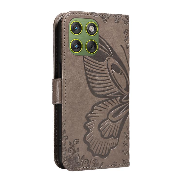 For Motorola Edge 70 5G Swallowtail Butterfly Embossed Leather Phone Case