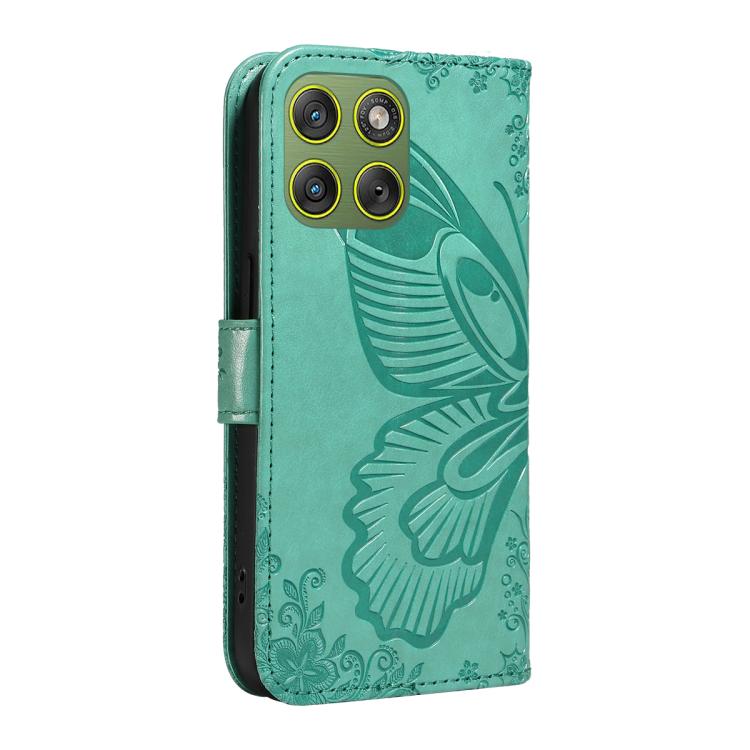 For Motorola Edge 70 5G Swallowtail Butterfly Embossed Leather Phone Case