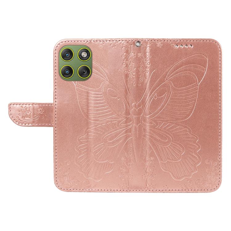 For Motorola Edge 70 5G Swallowtail Butterfly Embossed Leather Phone Case