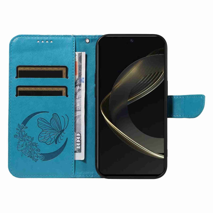 For Huawei nova 11 SE 4G Swallowtail Butterfly Embossed Leather Phone Case