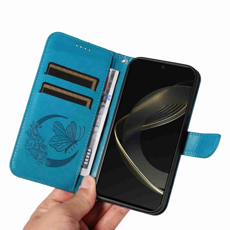 For Huawei nova 11 SE 4G Swallowtail Butterfly Embossed Leather Phone Case