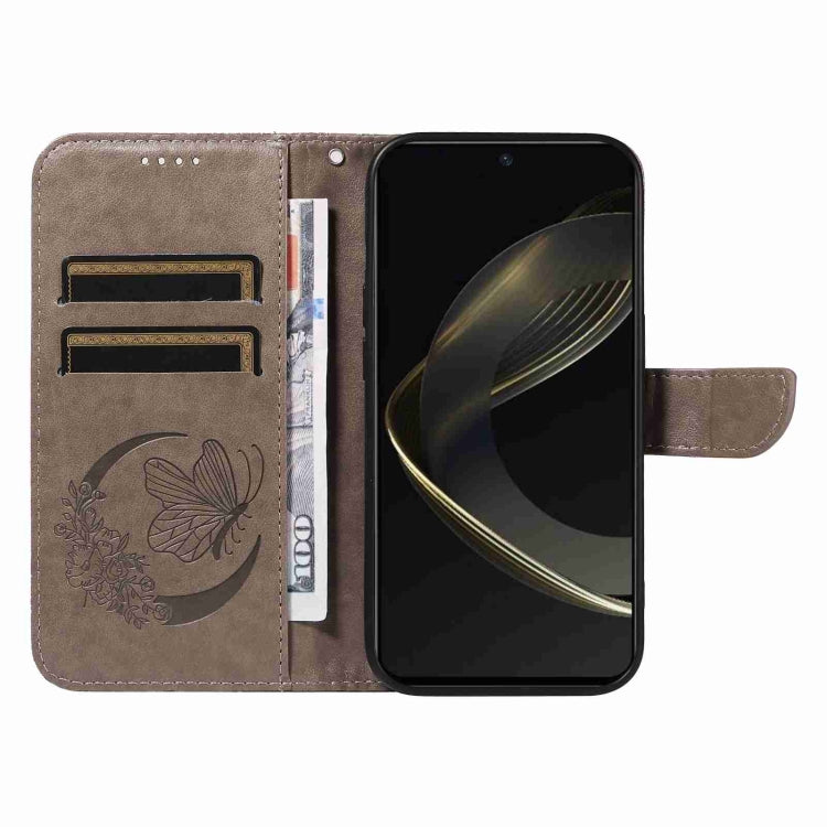 For Huawei nova 11 SE 4G Swallowtail Butterfly Embossed Leather Phone Case