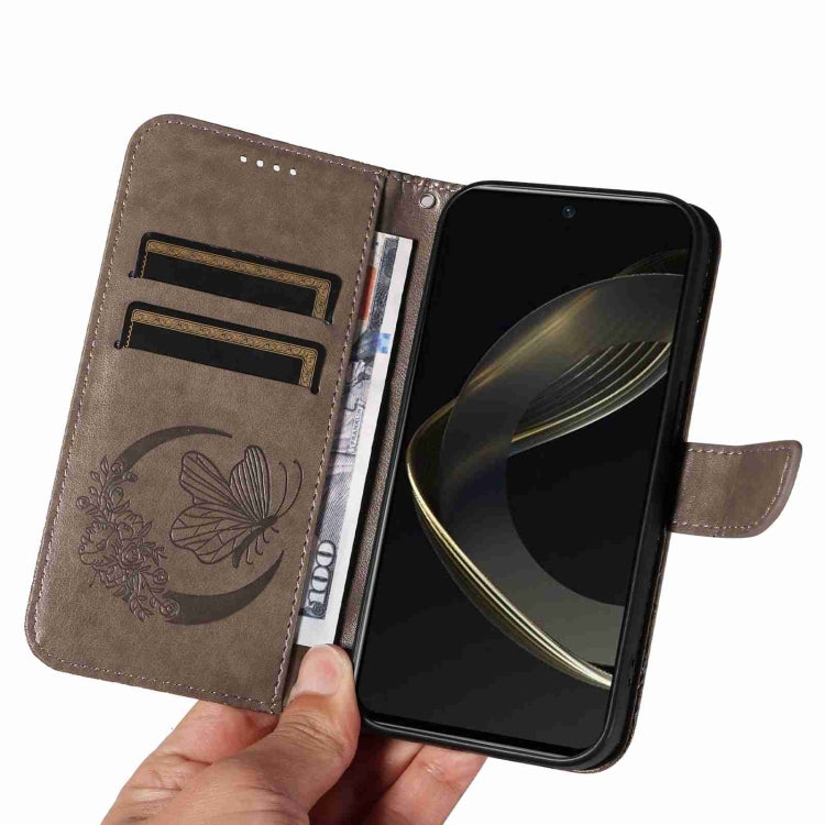 For Huawei nova 11 SE 4G Swallowtail Butterfly Embossed Leather Phone Case