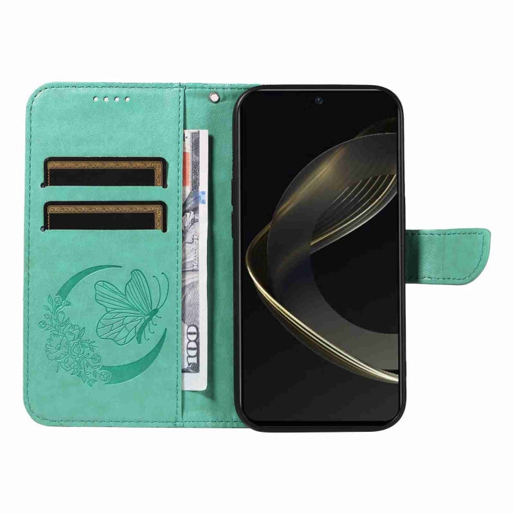 For Huawei nova 11 SE 4G Swallowtail Butterfly Embossed Leather Phone Case