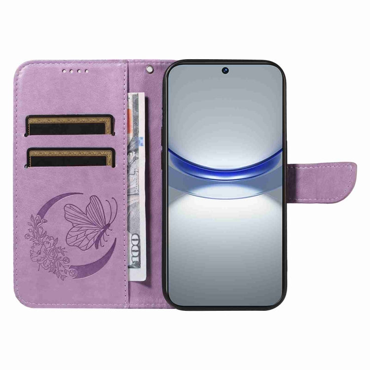 For Huawei nova 11 5G / 12s 4G Swallowtail Butterfly Embossed Leather Phone Case