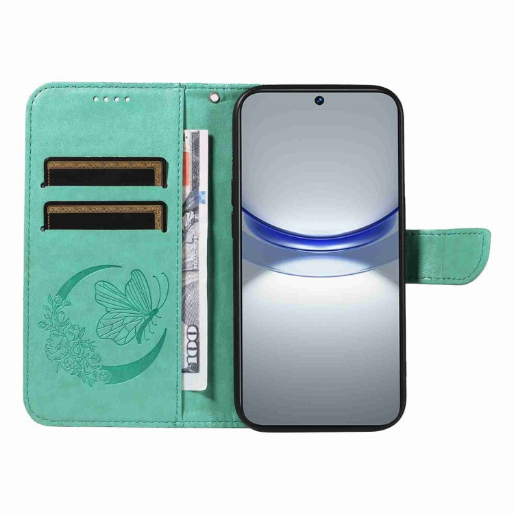 For Huawei nova 11 5G / 12s 4G Swallowtail Butterfly Embossed Leather Phone Case