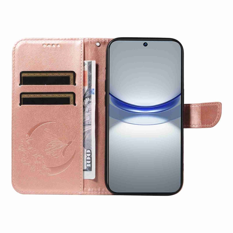 For Huawei nova 11 5G / 12s 4G Swallowtail Butterfly Embossed Leather Phone Case