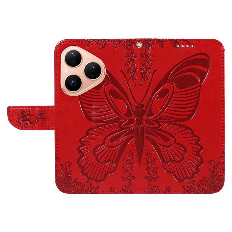 For Huawei Pura 80 5G Swallowtail Butterfly Embossed Leather Phone Case
