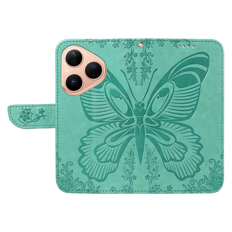 For Huawei Pura 80 5G Swallowtail Butterfly Embossed Leather Phone Case