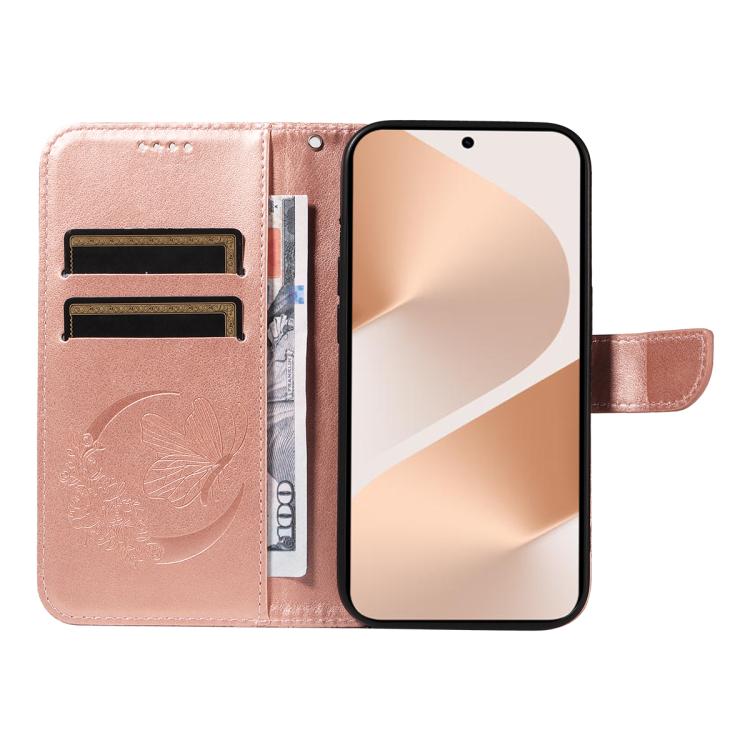 For Huawei Pura 80 5G Swallowtail Butterfly Embossed Leather Phone Case