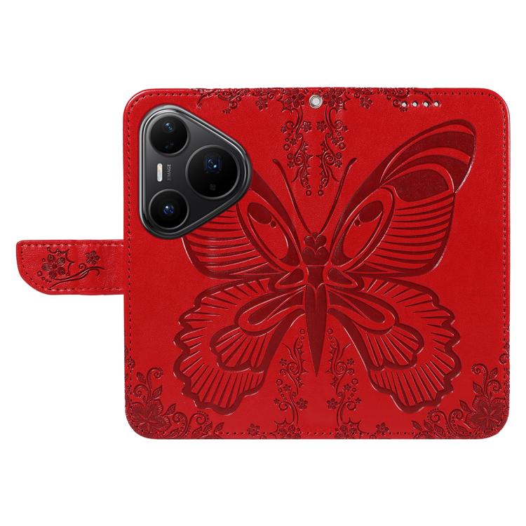 For Huawei Pura 80 Pro 5G Swallowtail Butterfly Embossed Leather Phone Case