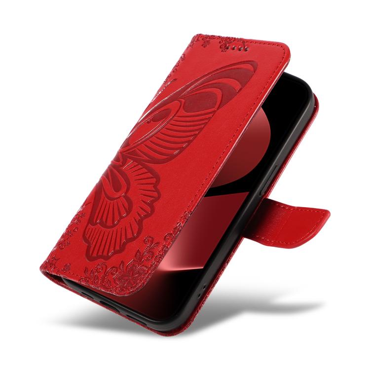For Huawei Pura 80 Pro 5G Swallowtail Butterfly Embossed Leather Phone Case