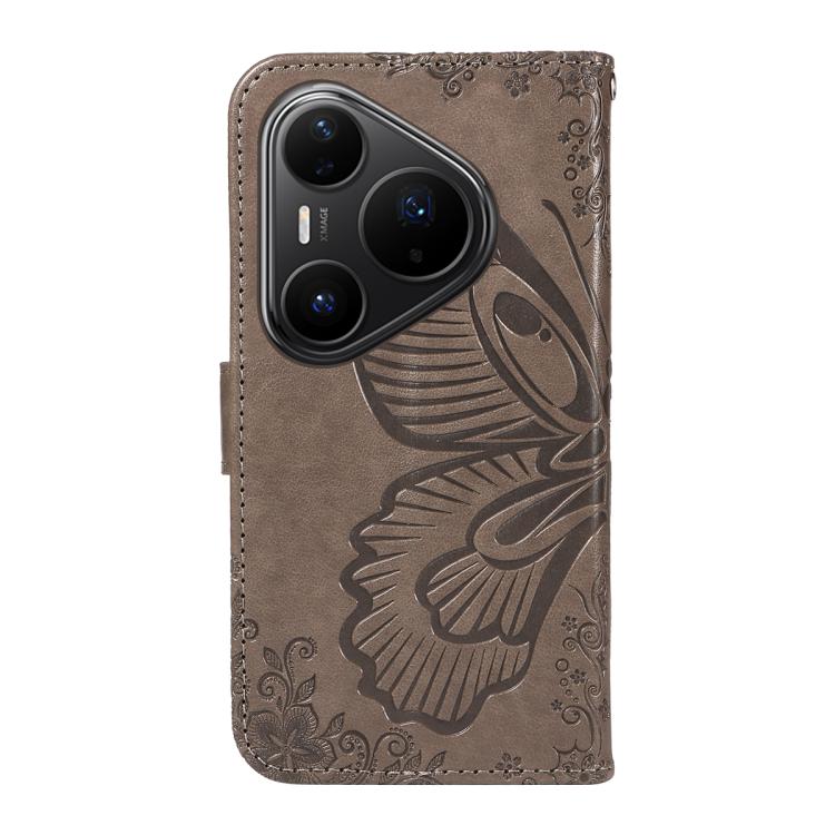 For Huawei Pura 80 Pro 5G Swallowtail Butterfly Embossed Leather Phone Case