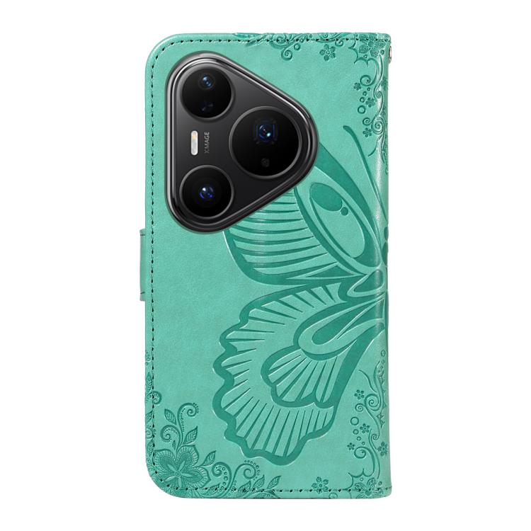 For Huawei Pura 80 Pro 5G Swallowtail Butterfly Embossed Leather Phone Case