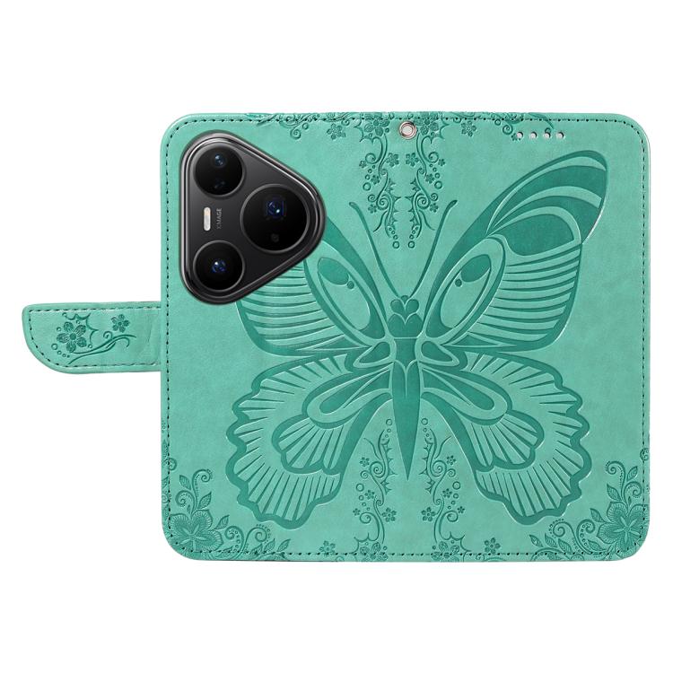 For Huawei Pura 80 Pro 5G Swallowtail Butterfly Embossed Leather Phone Case