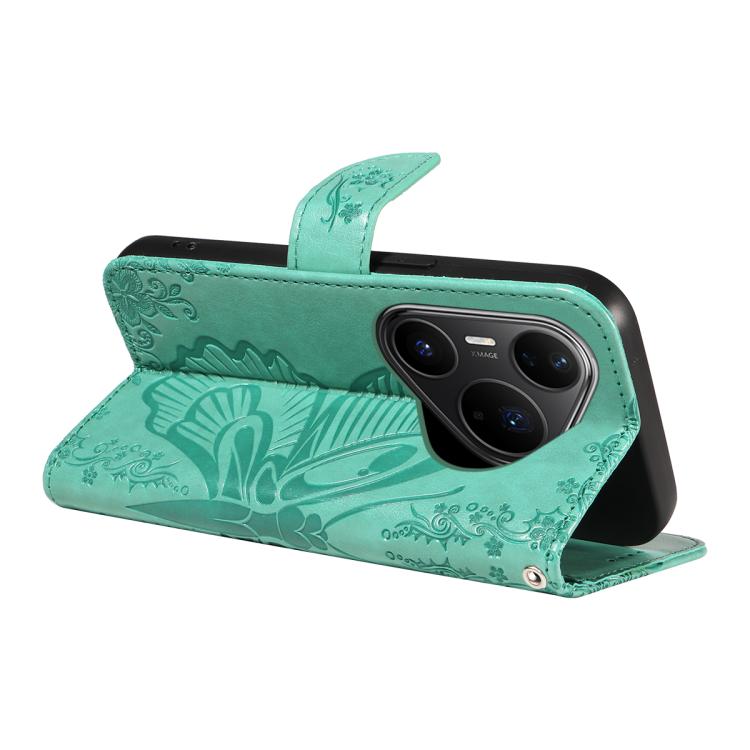 For Huawei Pura 80 Pro 5G Swallowtail Butterfly Embossed Leather Phone Case