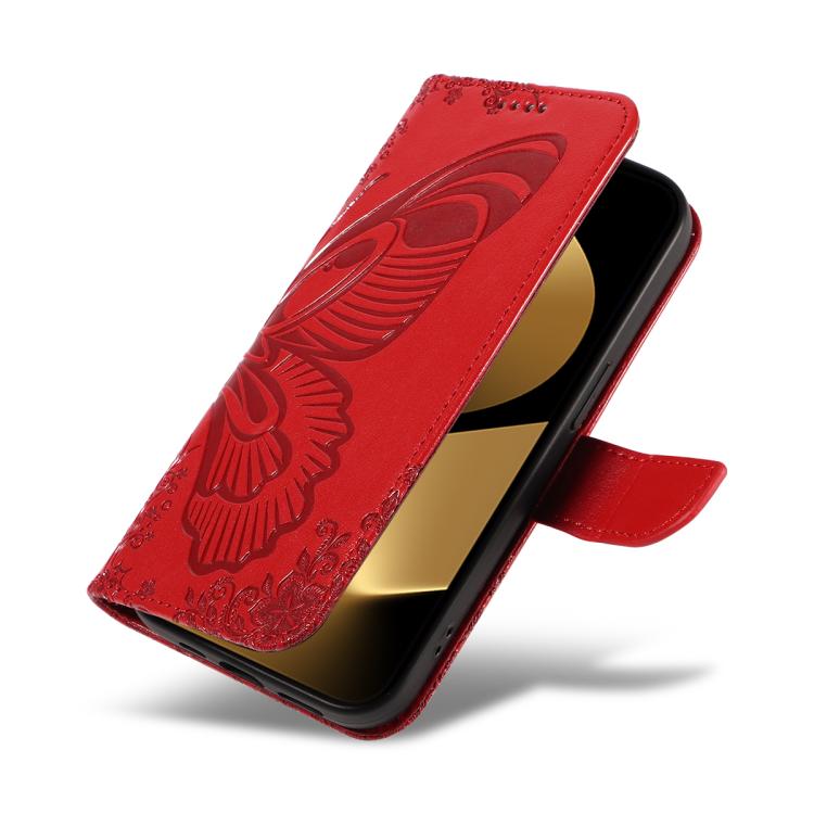 For Huawei Pura 80 Ultra 5G Swallowtail Butterfly Embossed Leather Phone Case